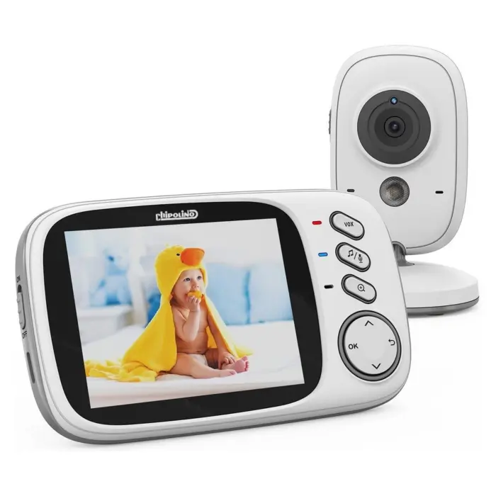Video monitor për bebe CHIPOLINO Polaris me ekran LCD 3,2 inç, VIBEFP241SI