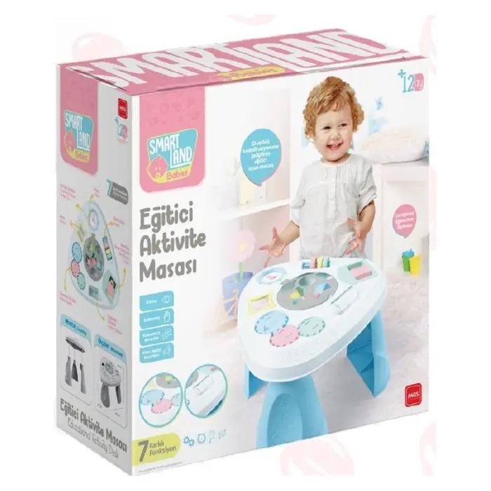 MGS Smartland Babies Tavolinë edukative aktivitetesh me 7 funksione