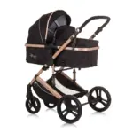 Baby Stroller Amore- Obsidian/Gold