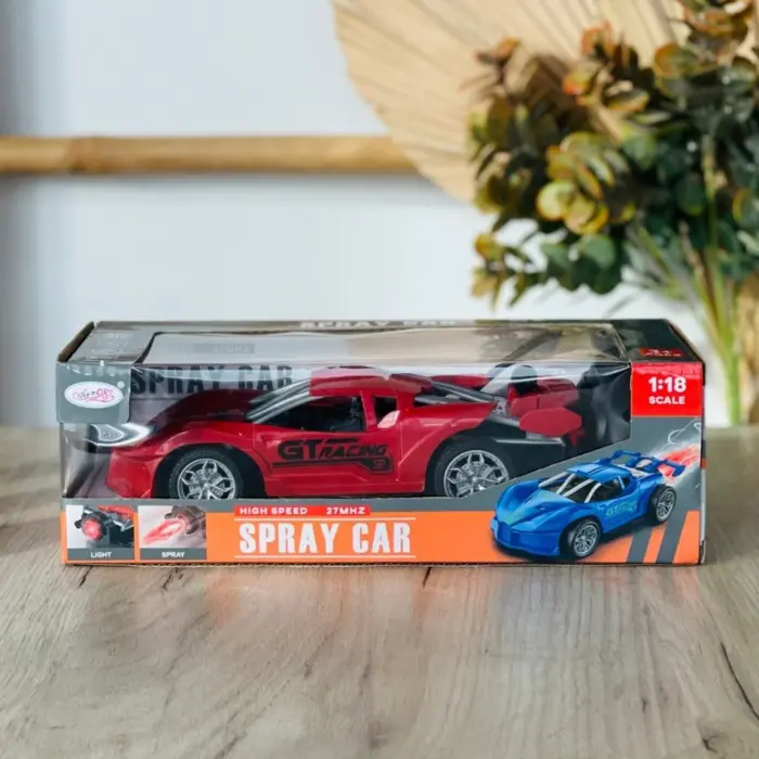 Автомобил на далечинско управување Spray Car 1:18 со ефект на чад – слика 5