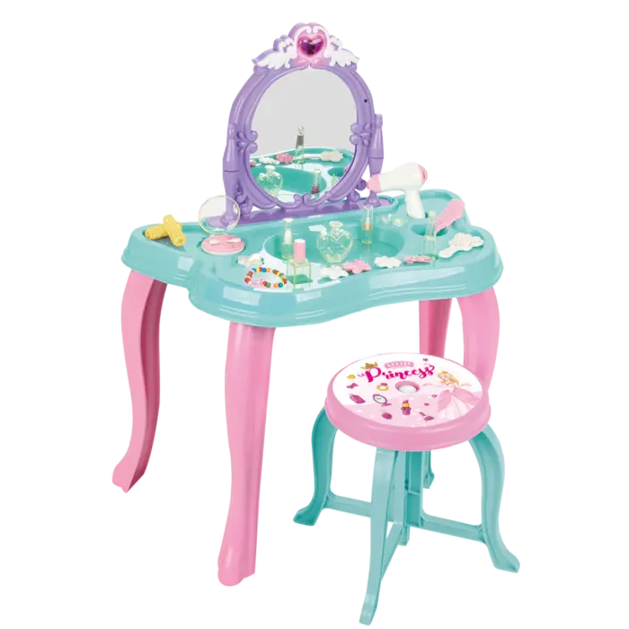 Vanity Mirror Table Set