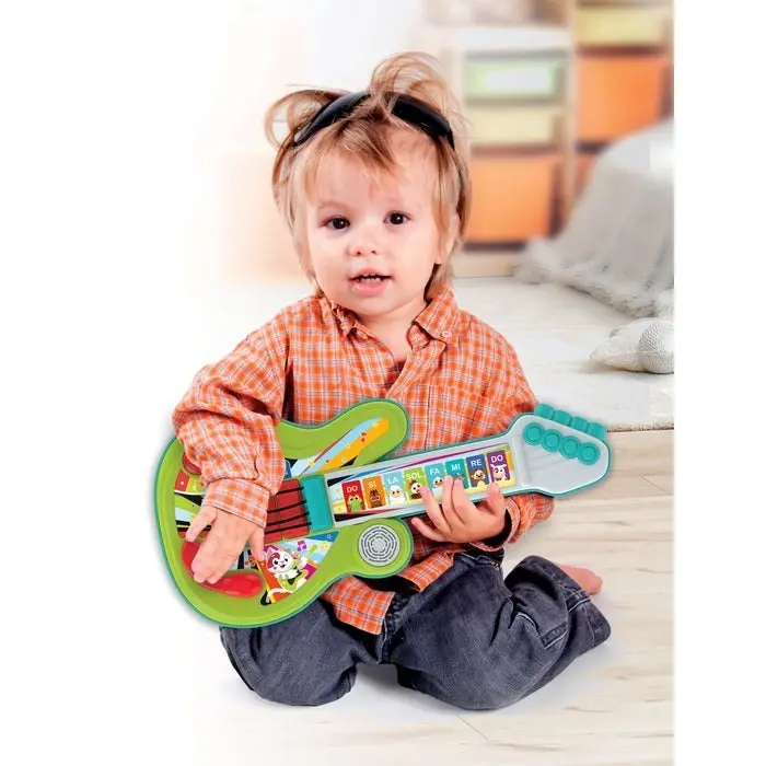Clementoni Baby Kitarë Baby Animal Guitar me 3 mënyra loje – foto 3