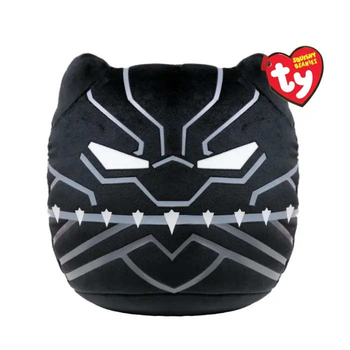 Ty Squish-a-Boos Marvel плишана перница Црниот Пантер, 30 cm
