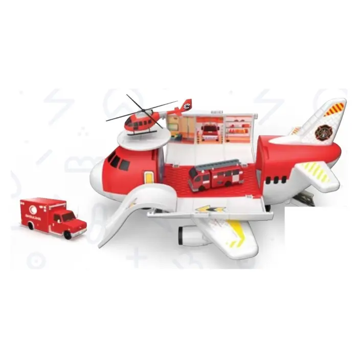 MGS Smart Wheels Big Planes aeroplan zjarrfikës me automjete dhe helikopter