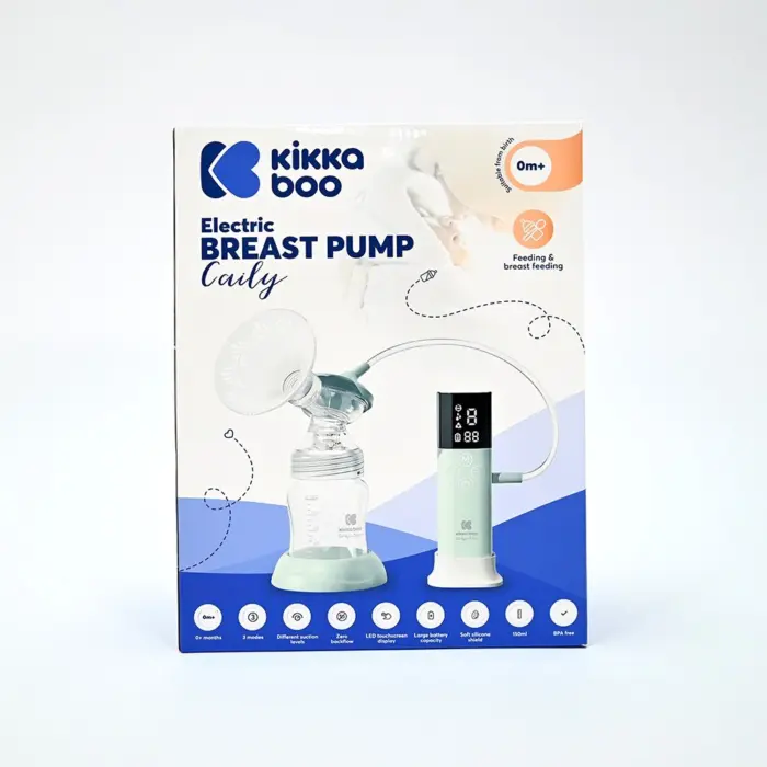 Kikka Boo Caily electric breast pump with 3 modes and LED display, mint – image 5