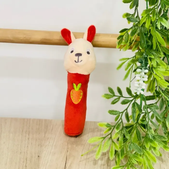 Плишана бебешка тропка што пишти, животинче, 16 cm