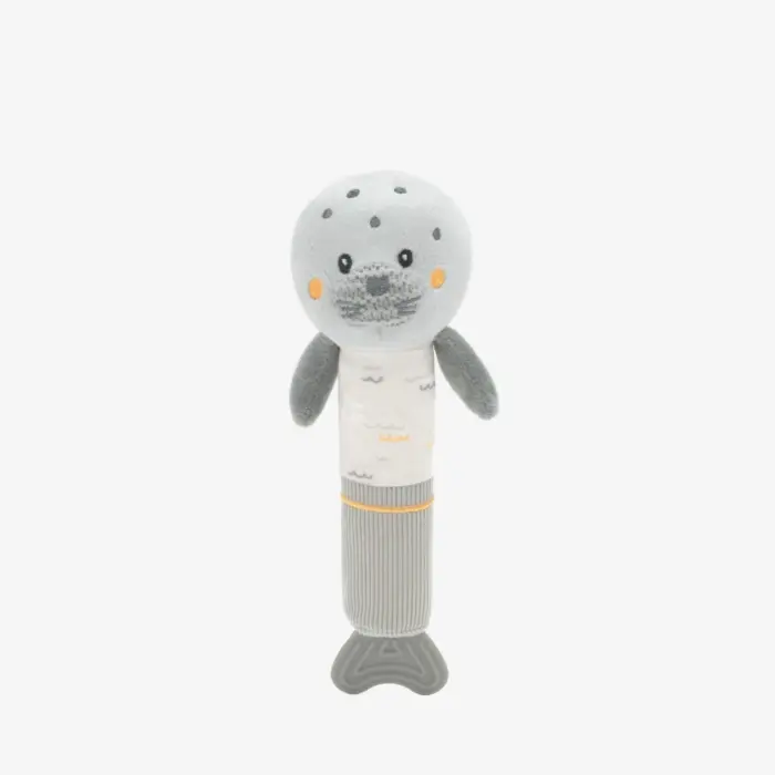 Kikka Boo Soft toy with squeaker and teether Seally Me, 25 cm