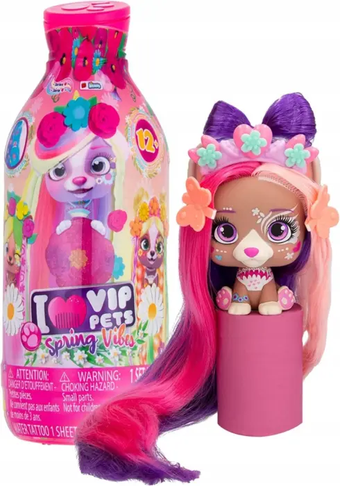 VIP PETS Mini Fans Glam Gems S4 – collectible puppy
