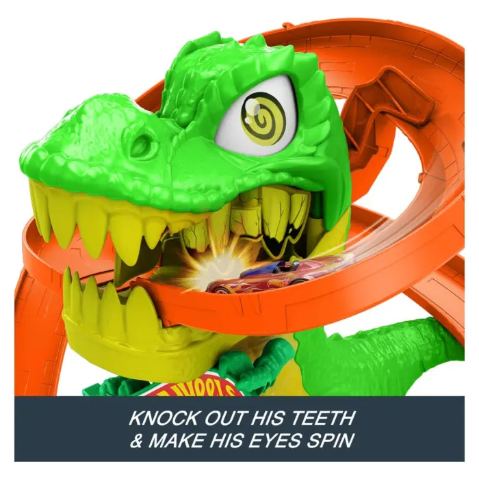 Hot Wheels City Set Toy City T-Rex