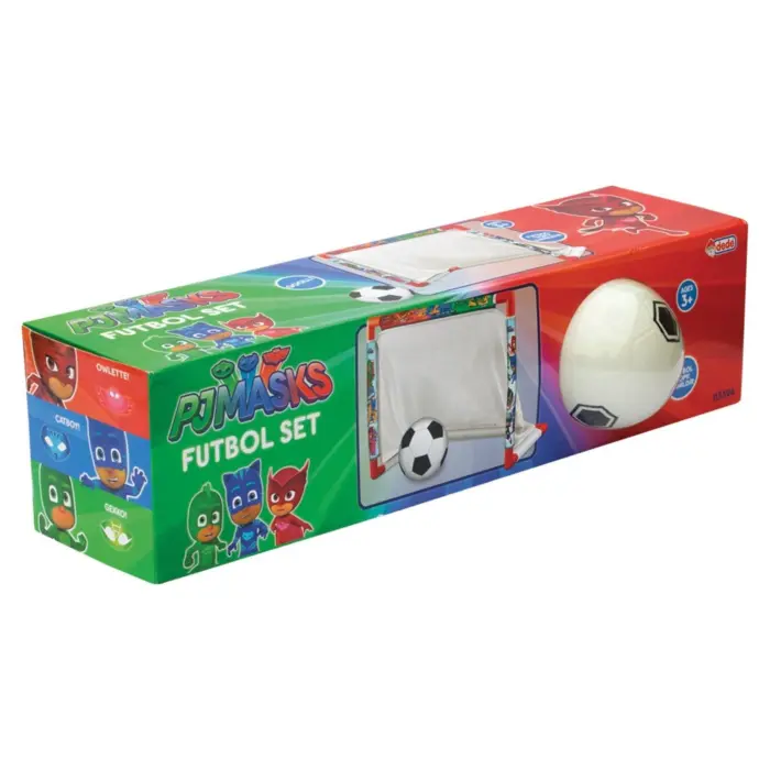 Dede Фудбалски сет PJ Masks за деца, гол со мрежа и топка – слика 3