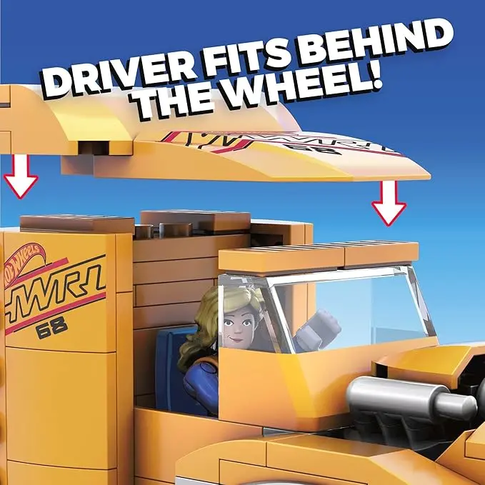 MEGA Hot Wheels Muscle Bound – сет за градење со 355 парчиња