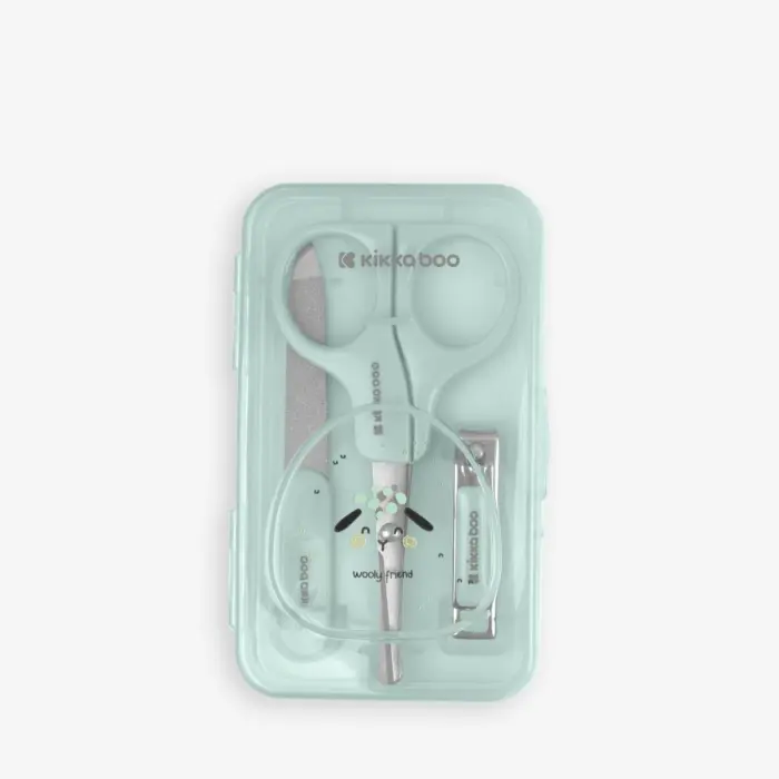 Kikka Boo Set manikyri për bebe Sleepy Sheep në kuti, mentol