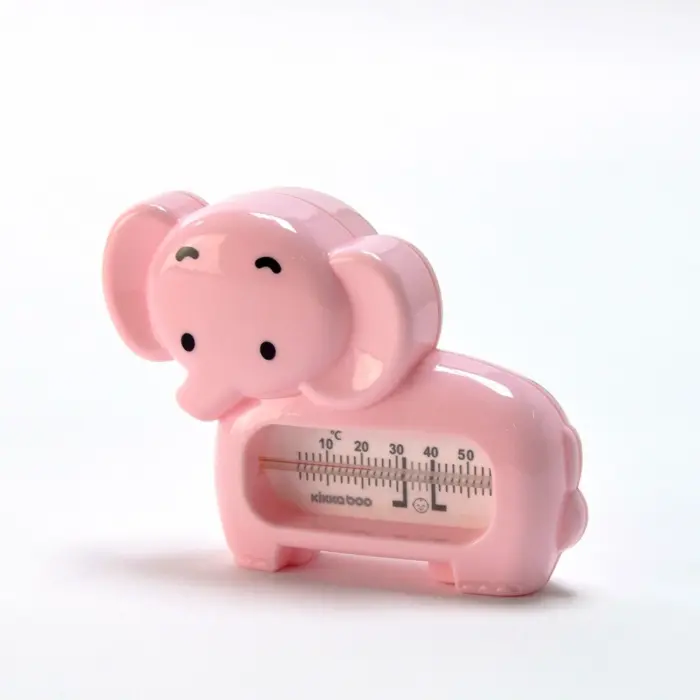 Kikka Boo Elephant bath thermometer in the shape of a baby elephant, pink – image 2