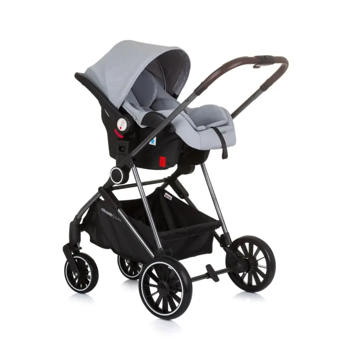 Karrocë për bebe AURA- Ash/Grey