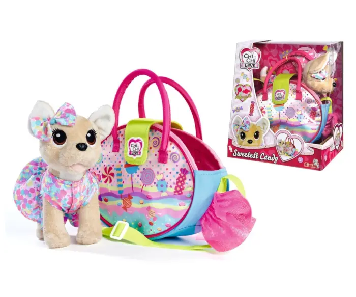 Simba ChiChi LOVE Sweetest Candy plush dog in a candy bag – image 2