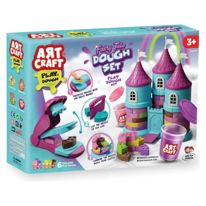 ART CRAFT Fairy Tale Castle play dough set, 336 g, 03737