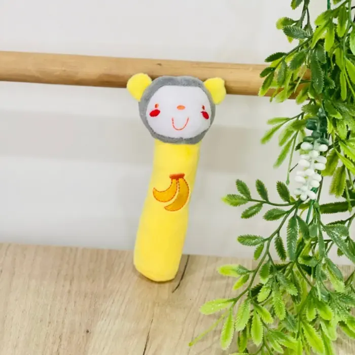 Плишана бебешка тропка што пишти, животинче, 16 cm – слика 5