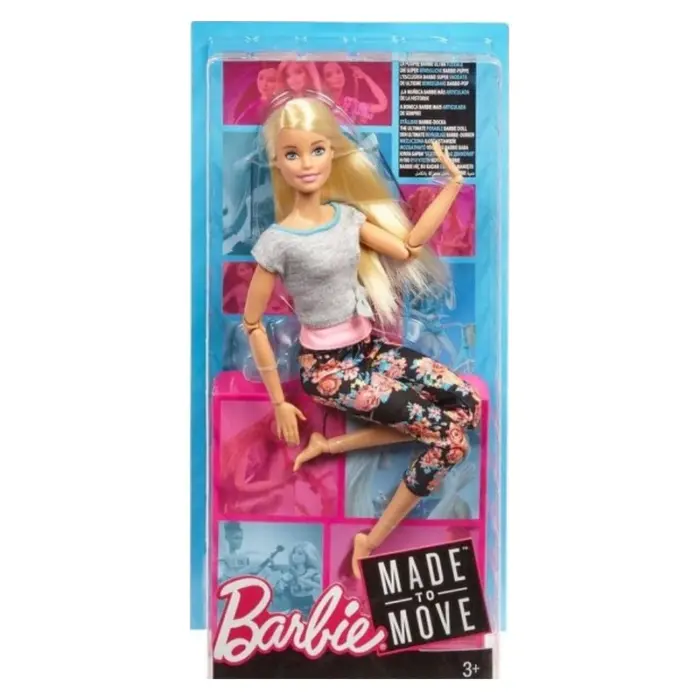 Barbie Made to Move doll with movable joints, sportswear