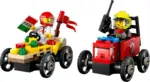 LEGO® City Racing vehicle pack: Pizza vs. Firefighters (60458)