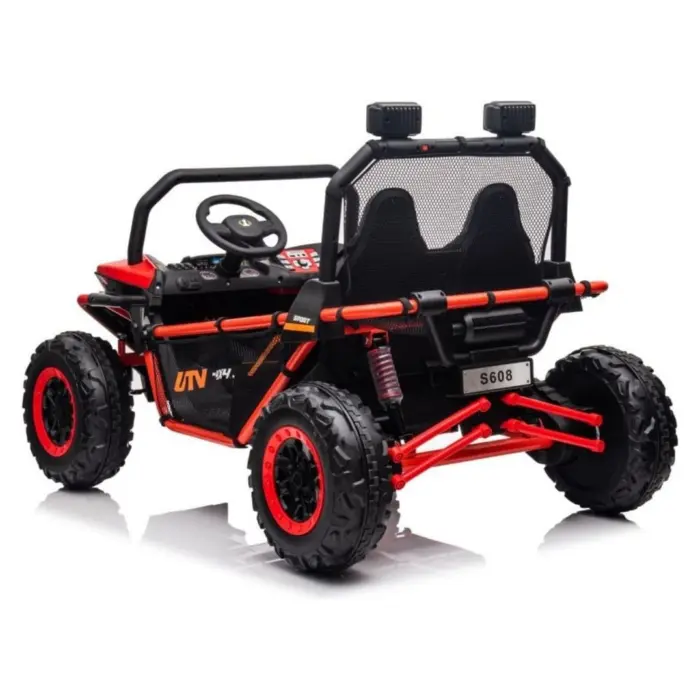 Makinë me bateri dyvendëshe Chipolino Buggy Explorer, e kuqe