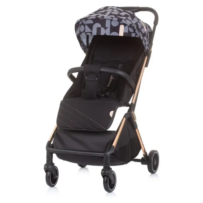 Karrocë verore CHIPOLINO Easy Go, deri në 15 kg, abanoz, LKEG02301EB