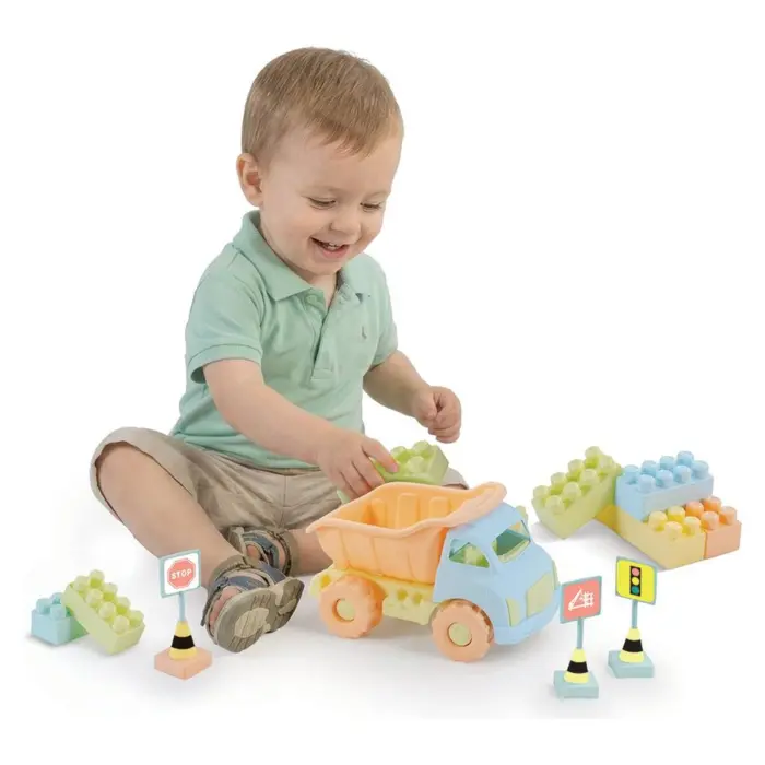 DOLU Jumbo truck with blocks, 40 pieces, 5219