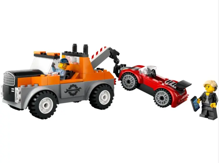 LEGO® City – Tow truck and sports car repair (60435)
