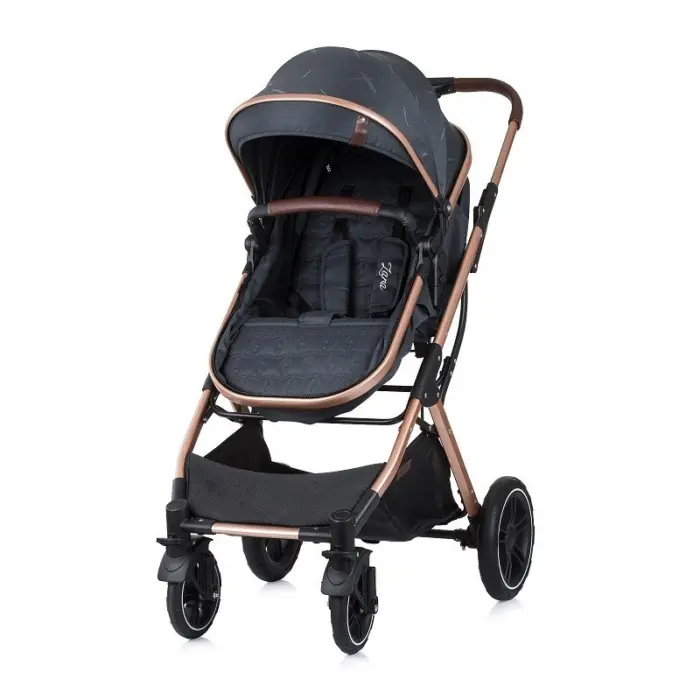 Karrocë kombinuese CHIPOLINO Zara 2 në 1, deri në 22 kg, antracit, KKZAT02201AN