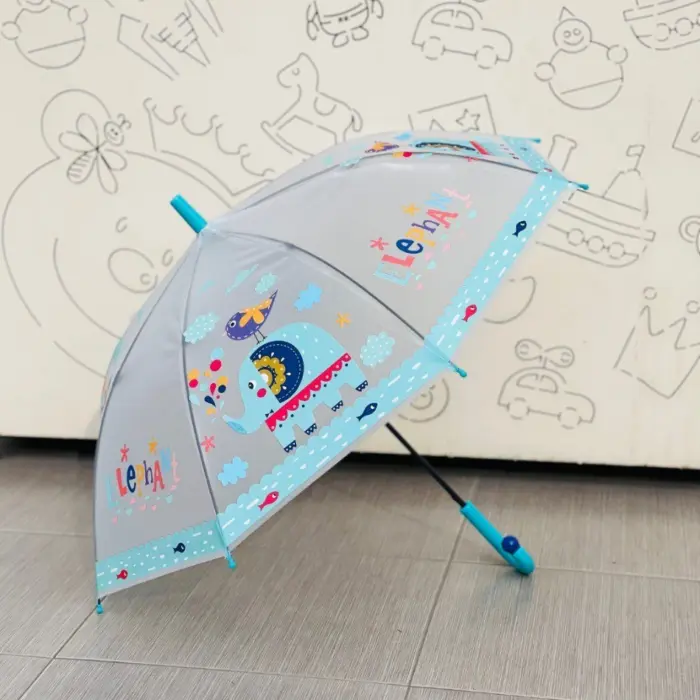 Children's transparent umbrella with cheerful animal motifs, 66 x 84 cm – image 4