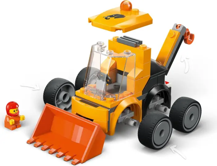 LEGO® City Возила – Градежен багер-утоварувач (60483) – слика 3