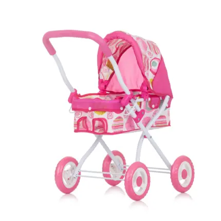 Doll Stroller Emily- Multicolor