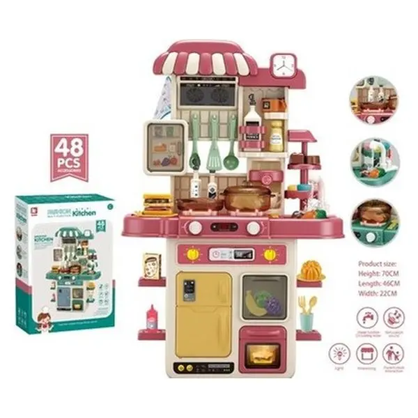 Kids' kitchen with water, light and sound 48 pieces