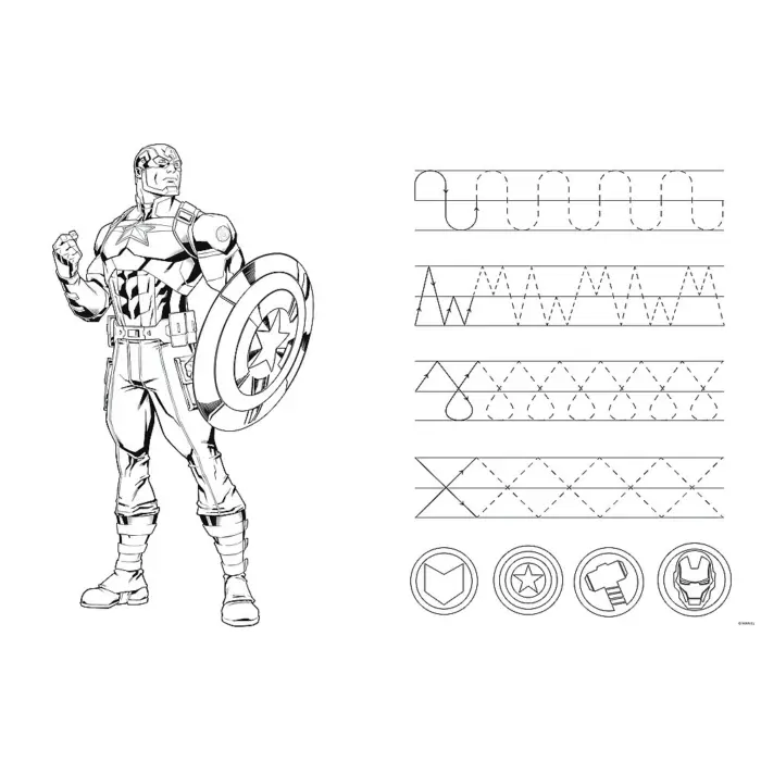 Trefl Primo Двострана сложувалка Super Maxi Marvel Avengers, 24 парчиња – слика 3