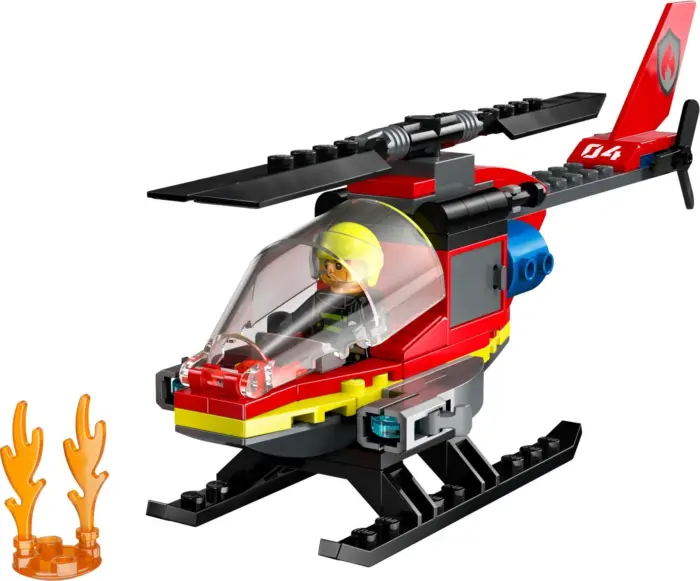 LEGO® City Противпожарен спасувачки хеликоптер (60411) – слика 2