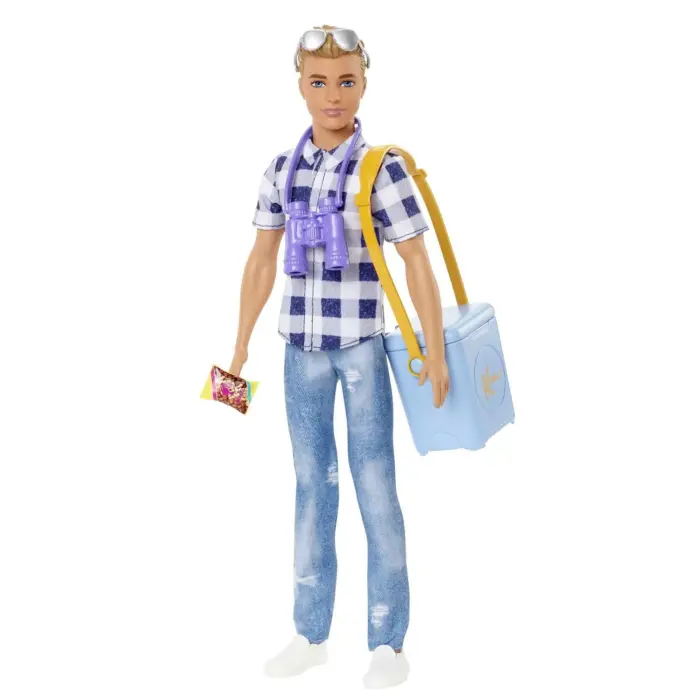 Barbie Кукла Ken за кампување, со ладилник и додатоци – слика 3