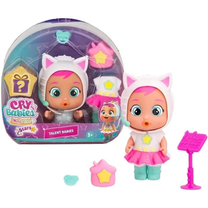 Cry Babies Мало бебе Magic Tears Stars Talent Babies во кутија, асортиман