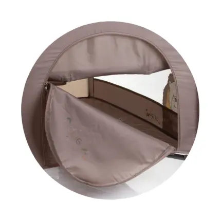Travel cot Ariel- Macadamia