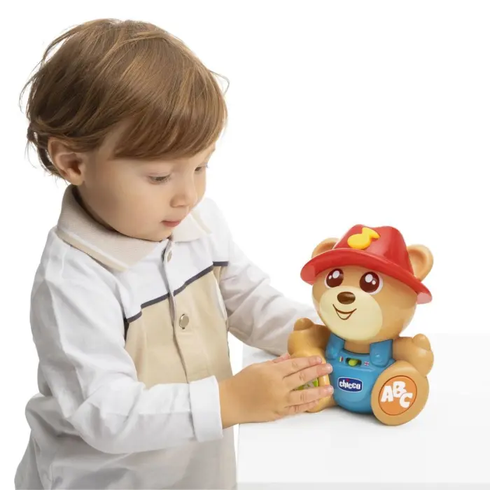Ariu edukativ Chicco ABC Teddy Friend, dygjuhësh italisht-anglisht