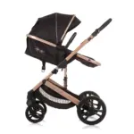 Baby Stroller Amore- Obsidian/Gold