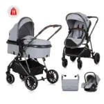 Karrocë për bebe AURA- Ash/Grey