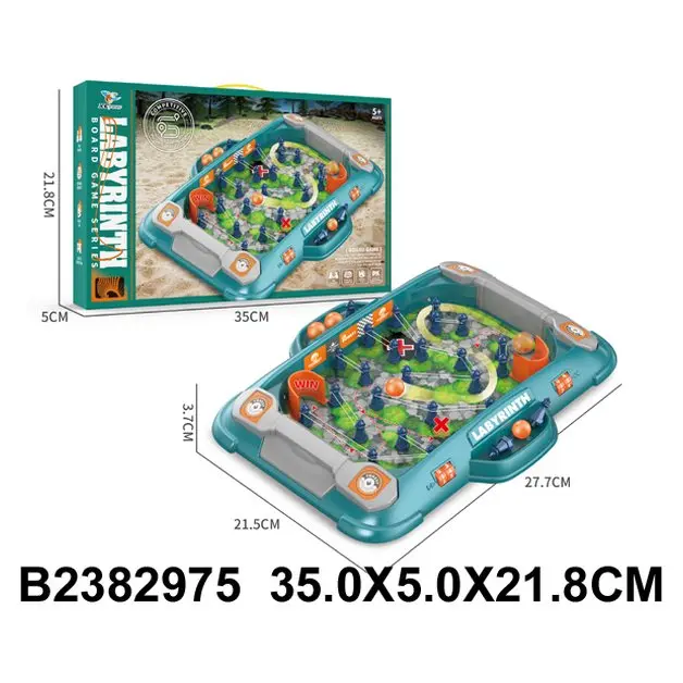 Board game ball maze