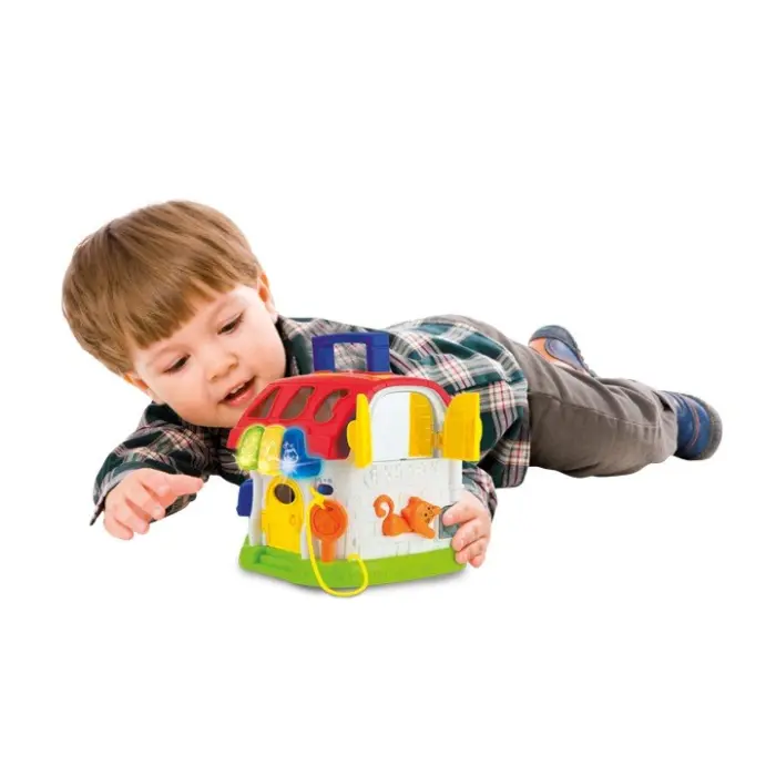 Winfun Интерактивна куќичка сортер Sort 'N Learn Activity House, 6 блокчиња – слика 3