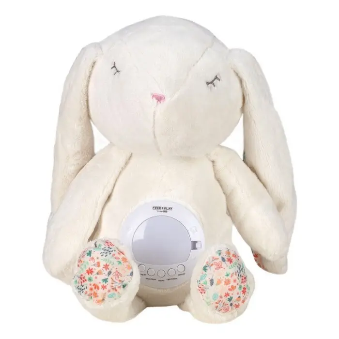 Free2Play Plush bunny Lisa – night light, projector and lullabies