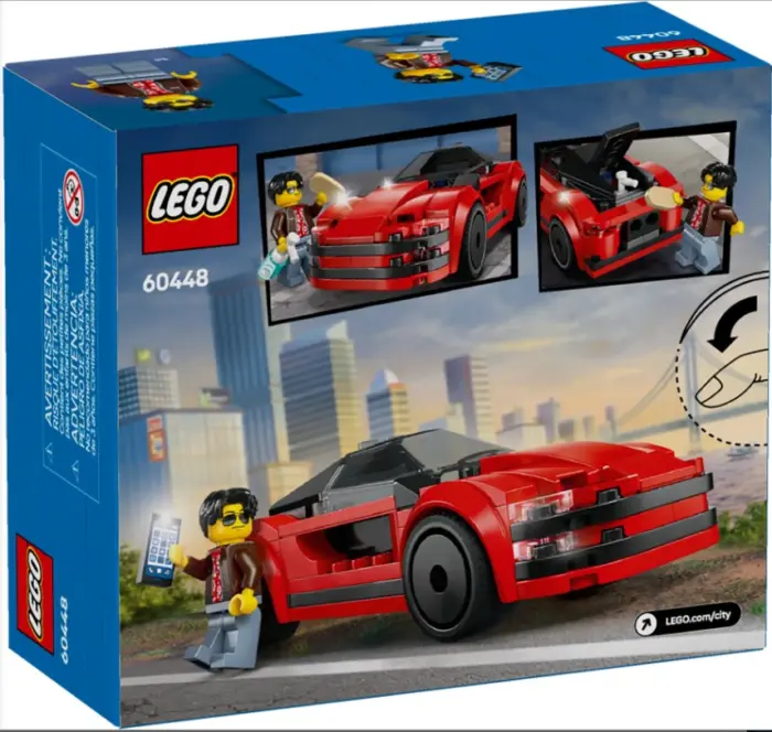 LEGO® City – Makinë sportive e kuqe (60448)