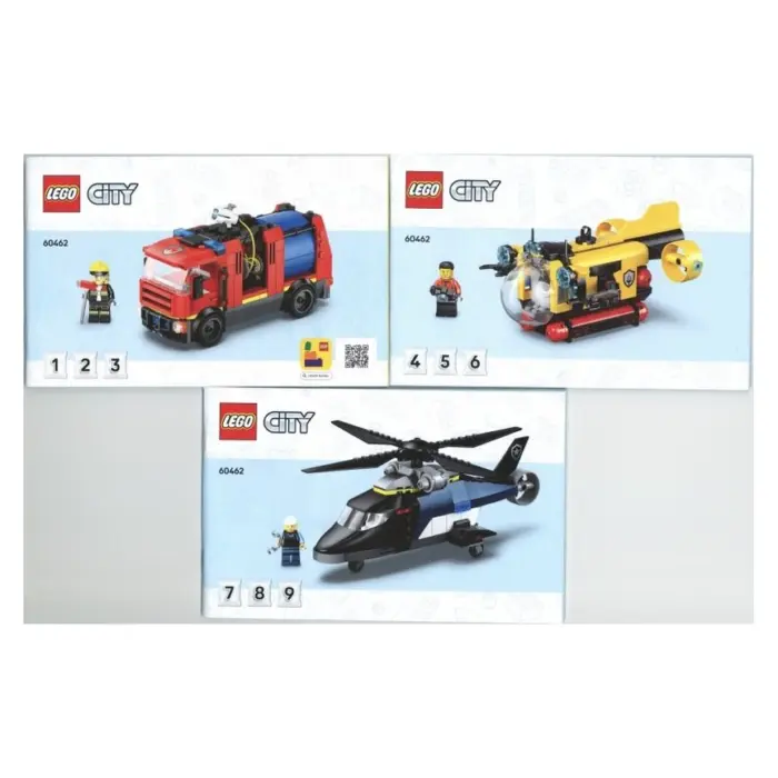 LEGO Helikopter dhe nëndetëse zjarrfikëse 60462