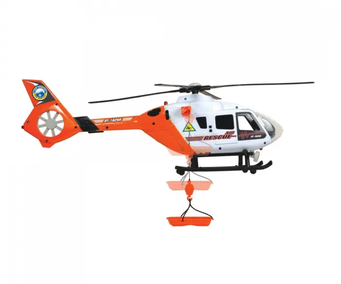 Dickie Toys Хеликоптер за спасување 64 cm со витло, светло и звук – слика 4