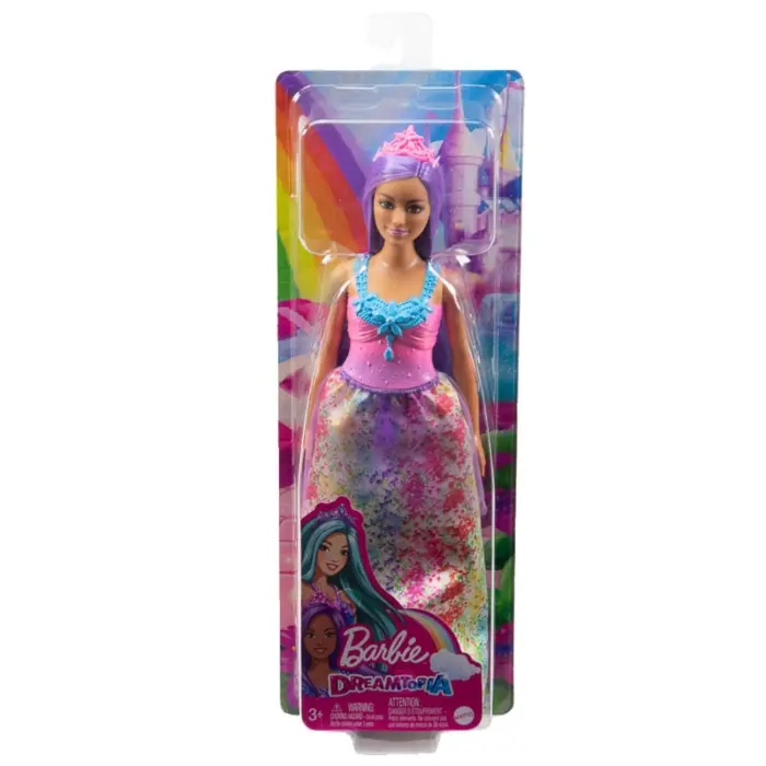 Barbie Кралска кукла Dreamtopia, виолетова коса, 31 cm – слика 2
