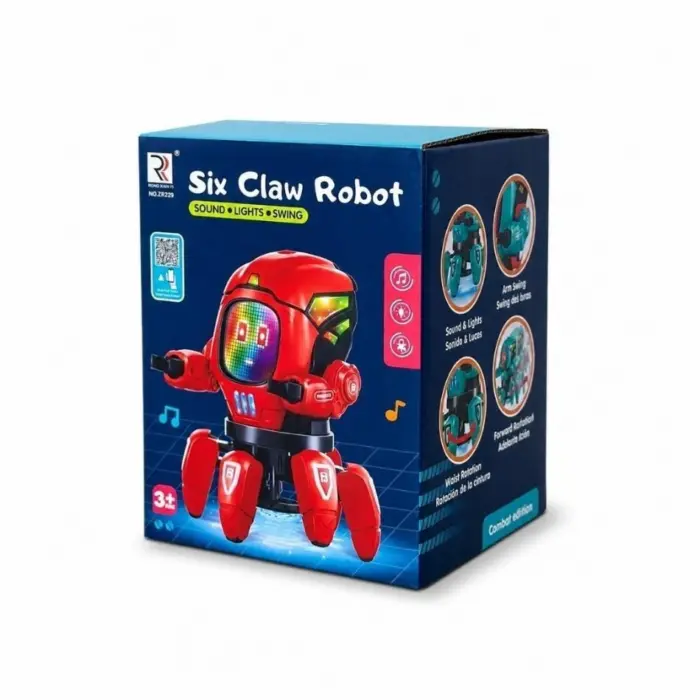 Six Claw robot with six legs, LED face and obstacle avoidance – image 5
