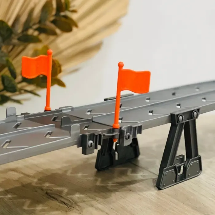 Стаза Ајкула – камион-транспортер со рампа и автомобилче, 95 cm – слика 4