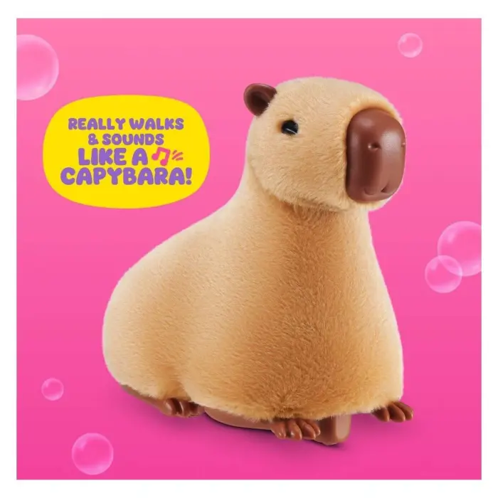ZURU Pets Alive Мама капибара со бебиња изненадување и када – слика 4
